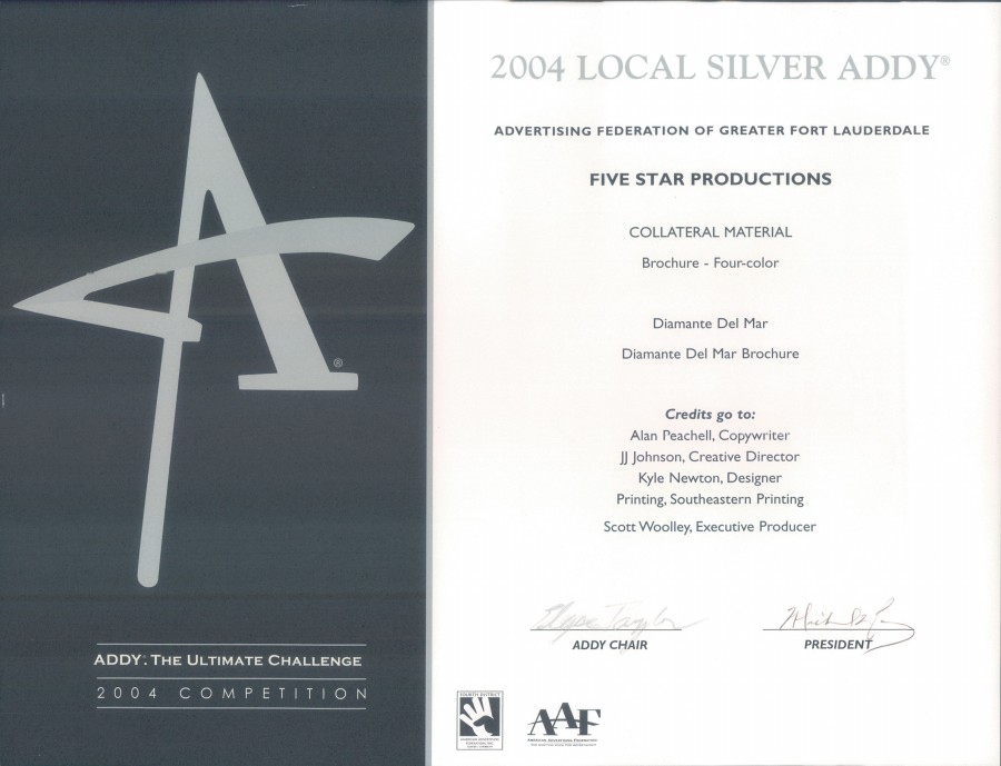 Diamante Del Mar Brochure